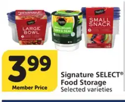 Vons Signature SELECT Food Storage offer