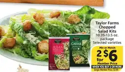 Vons Taylor Farms Chopped Salad Kits offer