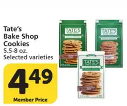 Vons Tate's Bake Shop Cookies offer