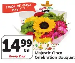 Vons Majestic Cinco Celebration Bouquet offer