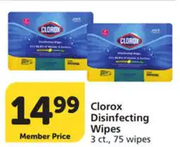 Vons Clorox Disinfecting Wipes offer