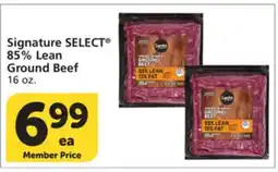 Vons Signature SELECT 85% Lean Ground Beef offer