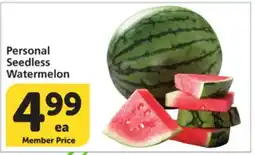 Vons Personal Seedless Watermelon offer