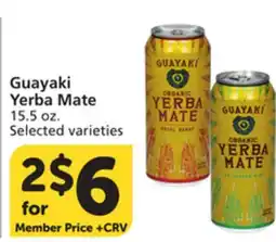 Albertsons Guayaki Yerba Mate offer
