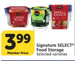 Albertsons Signature SELECT Food Storage offer