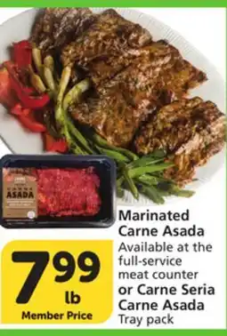 Albertsons Marinated Carne Asada or Carne Seria Carne Asada offer