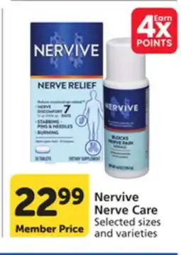 Albertsons Nervive Nerve Care offer