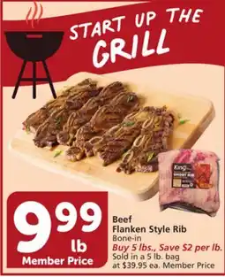 Albertsons Beef Flanken Style Rib offer