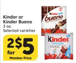 Albertsons Kinder or Kinder Bueno offer