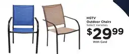 Ralphs HGTV Outdoor Chairs offer