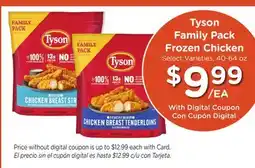 Ralphs Tyson Family Pack Frozen Chicken offer