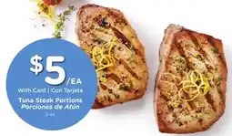 Ralphs Tuna Steak Portions Porciones de Atún offer