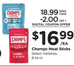 Ralphs Chomps Meat Sticks offer
