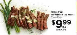 Ralphs Grass Fed Boneless Flap Meat offer