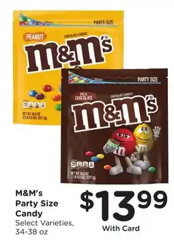 Ralphs M&M's Party Size Candy offer