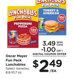 Ralphs Oscar Mayer Fun Pack Lunchables offer