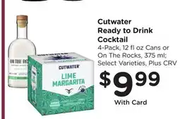 Ralphs Cutwater Ready to Drink Cocktail offer