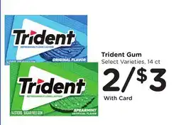 Ralphs Trident Gum offer