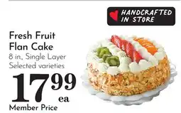 Pavilions Fresh Fruit Flan Cake offer