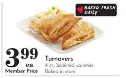 Pavilions Turnovers offer