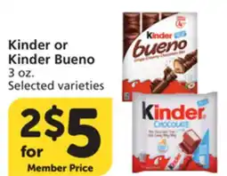 Pavilions Kinder or Kinder Bueno offer