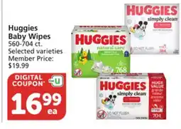 Pavilions Huggies Baby Wipes offer