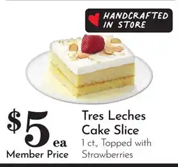 Pavilions Tres Leches Cake Slice offer
