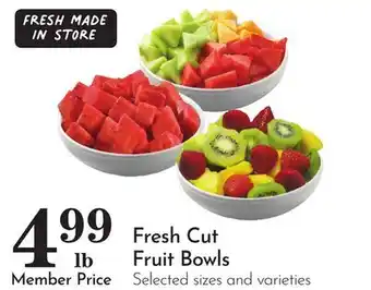 Pavilions Fresh Cut Fruit Bowls offer