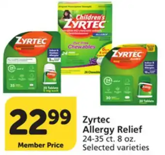 Pavilions Zyrtec Allergy Relief offer