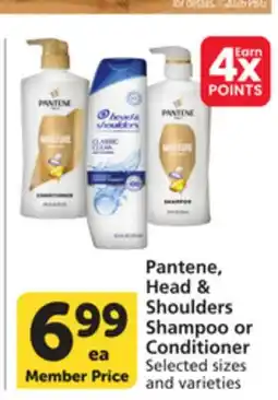 Pavilions Pantene, Head & Shoulders Shampoo or Conditioner offer