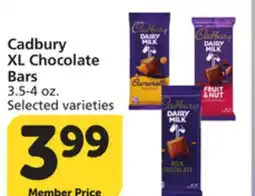 Pavilions Cadbury XL Chocolate Bars offer