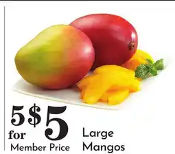 Pavilions Large Mangos offer