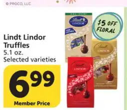 Pavilions Lindt Lindor Truffles offer