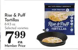 Pavilions Rise & Puff Tortillas offer