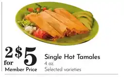 Pavilions Single Hot Tamales offer