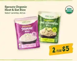 Sprouts Farmers Market Sprouts Organic Heat & Eat Rice offer
