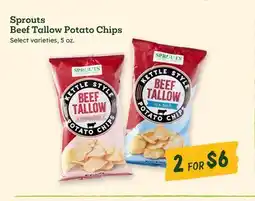 Sprouts Farmers Market Sprouts Beef Tallow Potato Chips offer