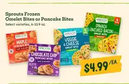 Sprouts Farmers Market Sprouts Frozen Omelet Bites or Pancake Bites offer