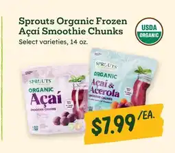 Sprouts Farmers Market Sprouts Organic Frozen Açaí Smoothie Chunks offer