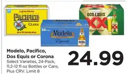 Food 4 Less Modelo, Pacifico, Dos Equis or Corona offer