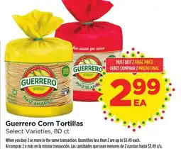 Food 4 Less Guerrero Corn Tortillas offer