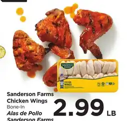 Food 4 Less Sanderson Farms Chicken Wings offer