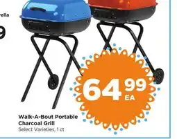 Food 4 Less Walk-A-Bout Portable Charcoal Grill offer