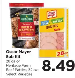 Food 4 Less Oscar Mayer Sub Kit offer