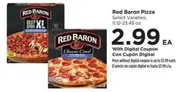 Food 4 Less Red Baron Pizza offer