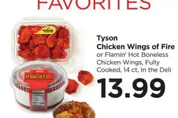 Food 4 Less Tyson Chicken Wings Fire offer