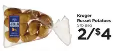 Food 4 Less Kroger Russet Potatoes offer
