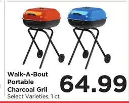 Food 4 Less Walk-A-Bout Portable Charcoal Gril offer