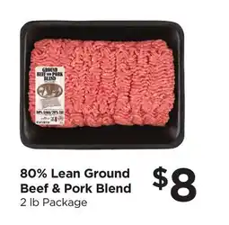 Food 4 Less 80% Lean Ground Beef & Pork Blend offer