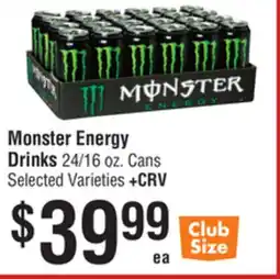 Smart & Final Monster Energy Drinks offer